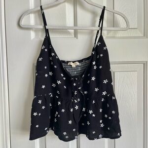 Pacsun LA Hearts Tie Front Babydoll Tank Top Size Small